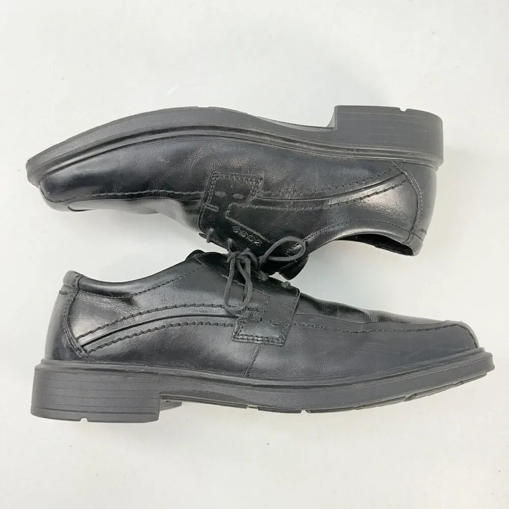 Ecco Berlin Apron Toe Oxford Loafers 49784 Black Leather Men’s Size 43 (9/9.5)